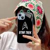 Popular S-Star T-Trek Movie Logo For IPhone 14 13 12 Mini 11 Pro XS Max X XR 14 Plus Tempered Glass Cover