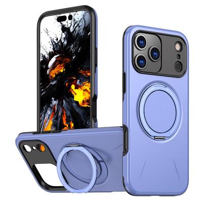 Розкішний Магнітний 360° Обертовий Тримач Чохол для Телефону Для iPhone 17 Air 12 13 14 15 16 17 Pro Max Для Magsafe Ударостійкий Жорсткий Чохол