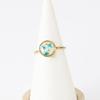 Stainless Steel Dried Flower Round Rings For Women Eternal Flower Open Finger Ring Jewelry Wedding Band Gift Wholesale New