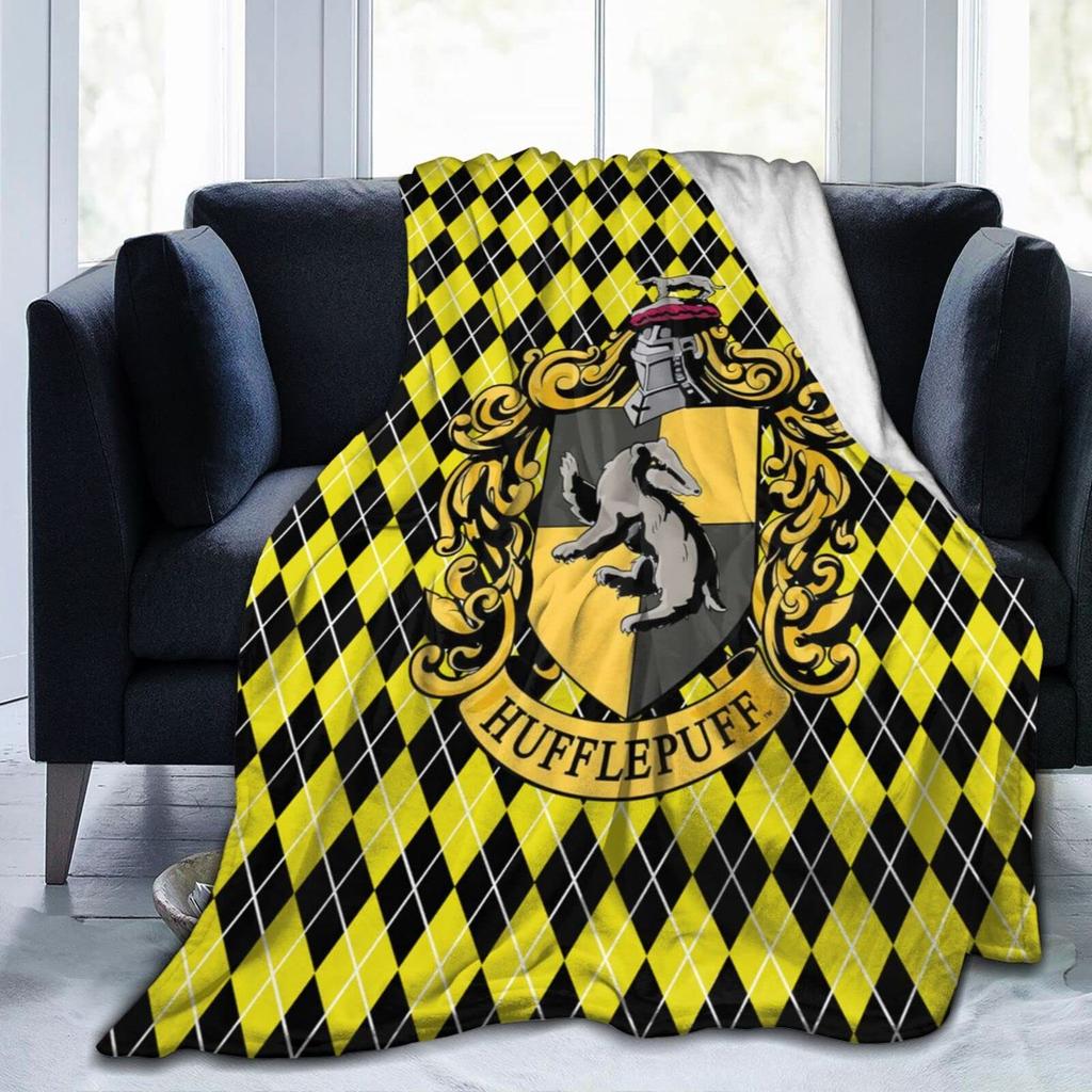 Harry Potter Magische Decke Cartoon Flanelldecke Überwurf Ganzjahres Warm Weich Plüsch Gemütliche Decke