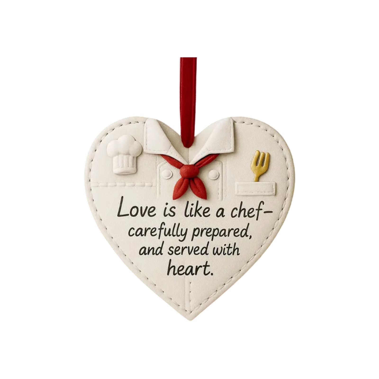 Heart-shaped Cute Acrylic Hanging Ornaments Warm And Exquisite Hanging Ornaments