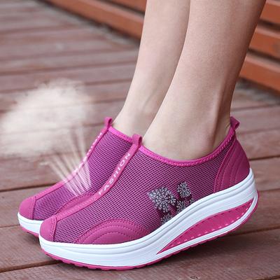 Fashion Women's Summer New Comfortable Casual Women's Shoes Fashion Breathable Hollow Increase Platform Sandals Light Large Shoes
