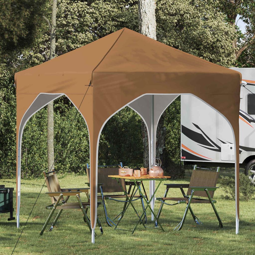 Pop Up Party Tent 194 X 194 X 245 Cm Beige