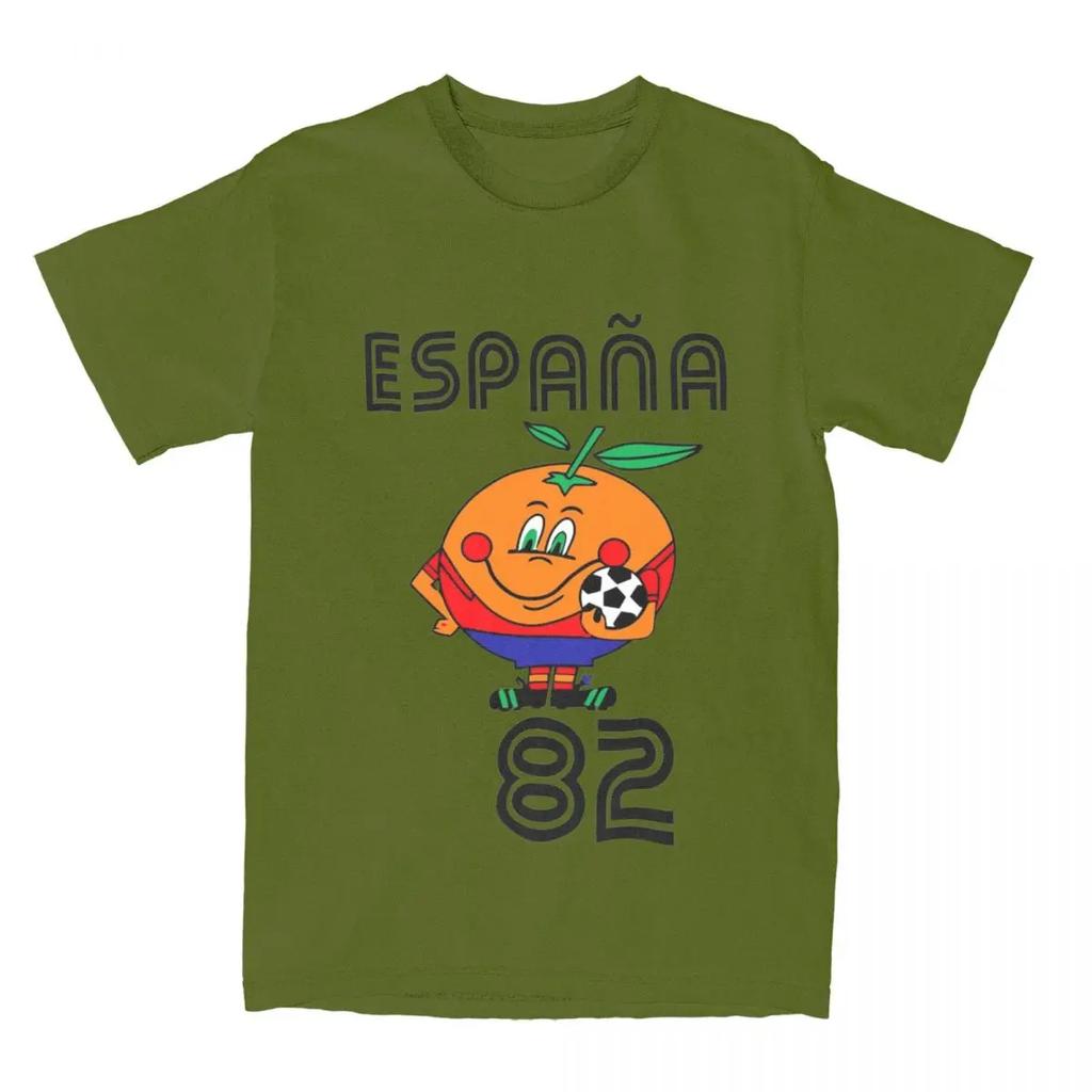 Bărbați Femei Espana 82 Spania Mascotă Vintage 1982 Tricou Haine Tricouri Vintage Accesorii Imprimate fotbal bumbac .