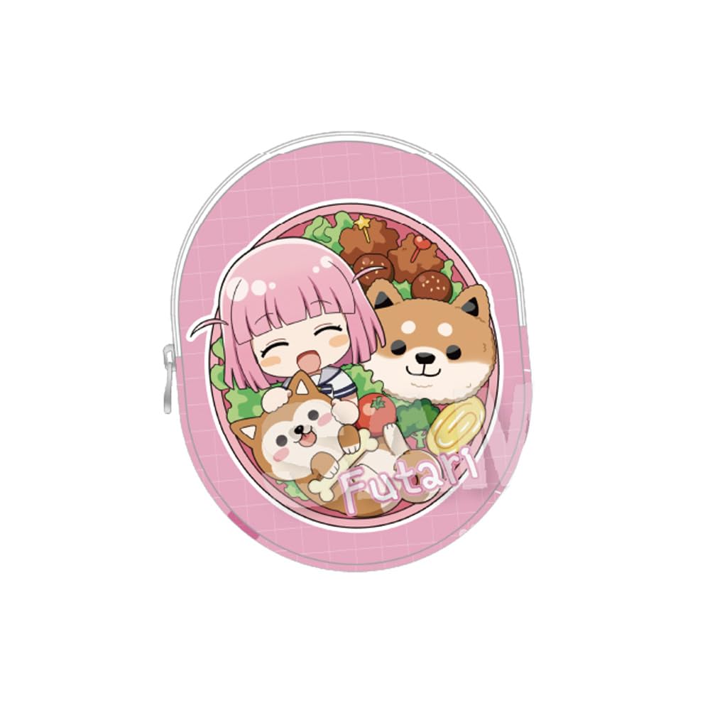 Bocchi the Rock Футари Гото и Джими Хендрикс Вырубная кожаная косметичка (Бенто Вер.)