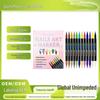 Nymixa Dual-Ended DIY Nail Art Pen Set with Colored Caps & Creative Patterns