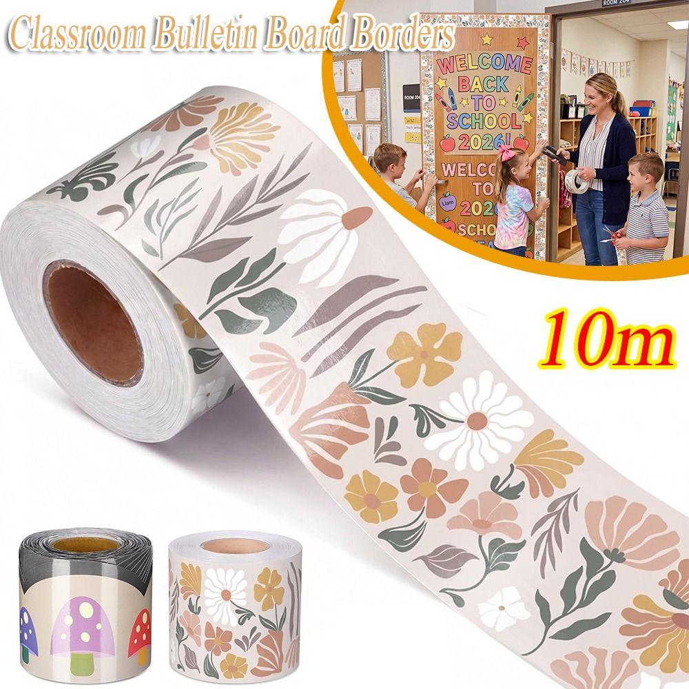 DIY Poster Border Stickers Black Board Decorative Stickers  for Classroom Bulletin Board Home Party