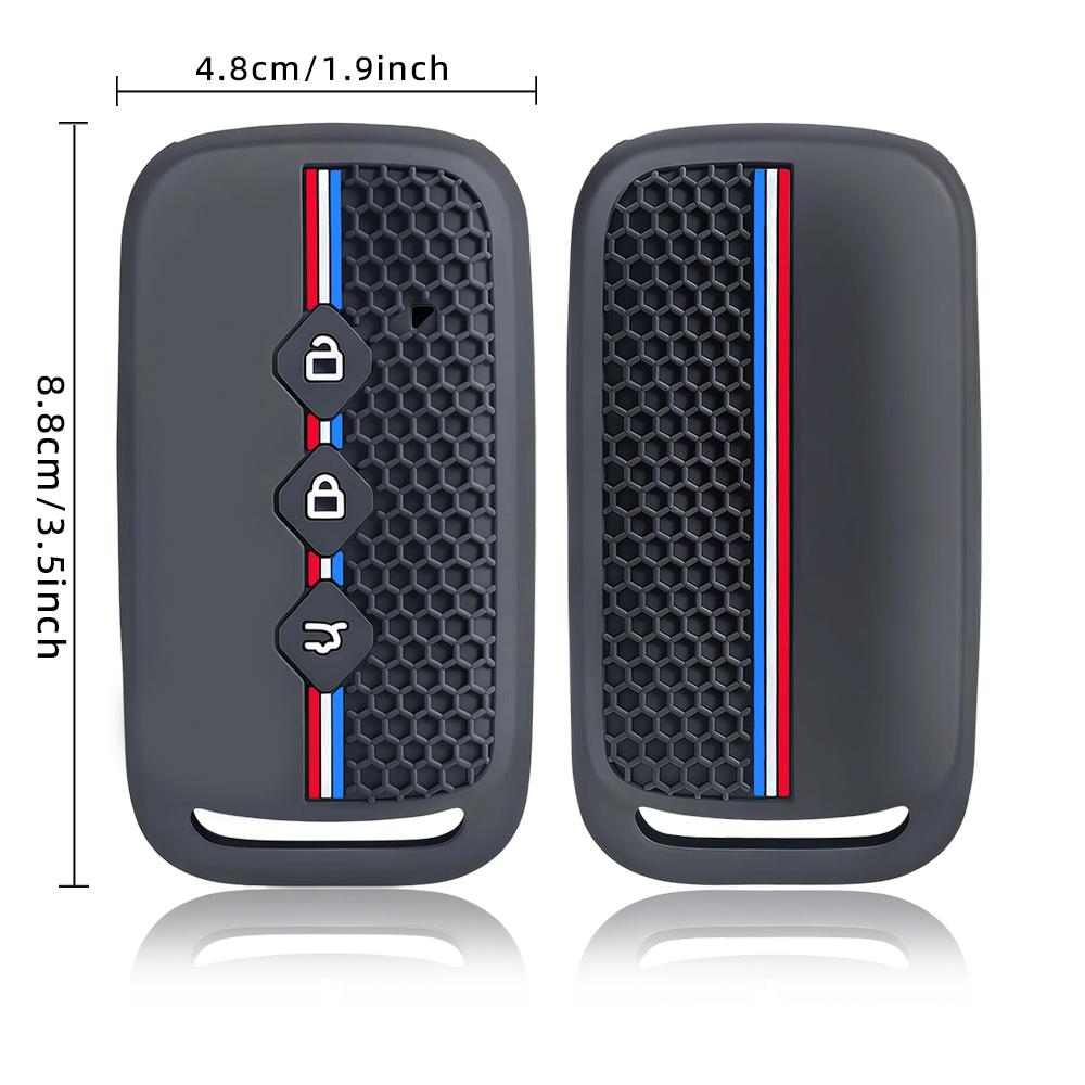 Silicone Remote Car Key Case For Wuling Hongguang S Baojun 510 730 360 560 Rs-5 530 630 Chevrolet Aveo Trax Groove Captiva