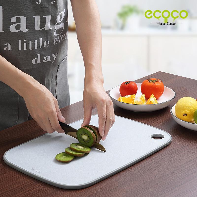 Antibacterial Wheat Straw Cutting & Chopping Board - Mold-Resistant Plastic Fruit Pad