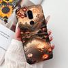 Para LG G7 ThinQ Funda Silicona Negra Gato Lindo Flores de Moda Trasera Pintada Genial Para LG G7ThinQ Funda de Teléfono LMG710EM