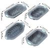Pack of 4 Multifuntional Cake Baking Molds Baking Pans Stainless Steel Toast Plate Baking Molds Cake Pans for Baking
