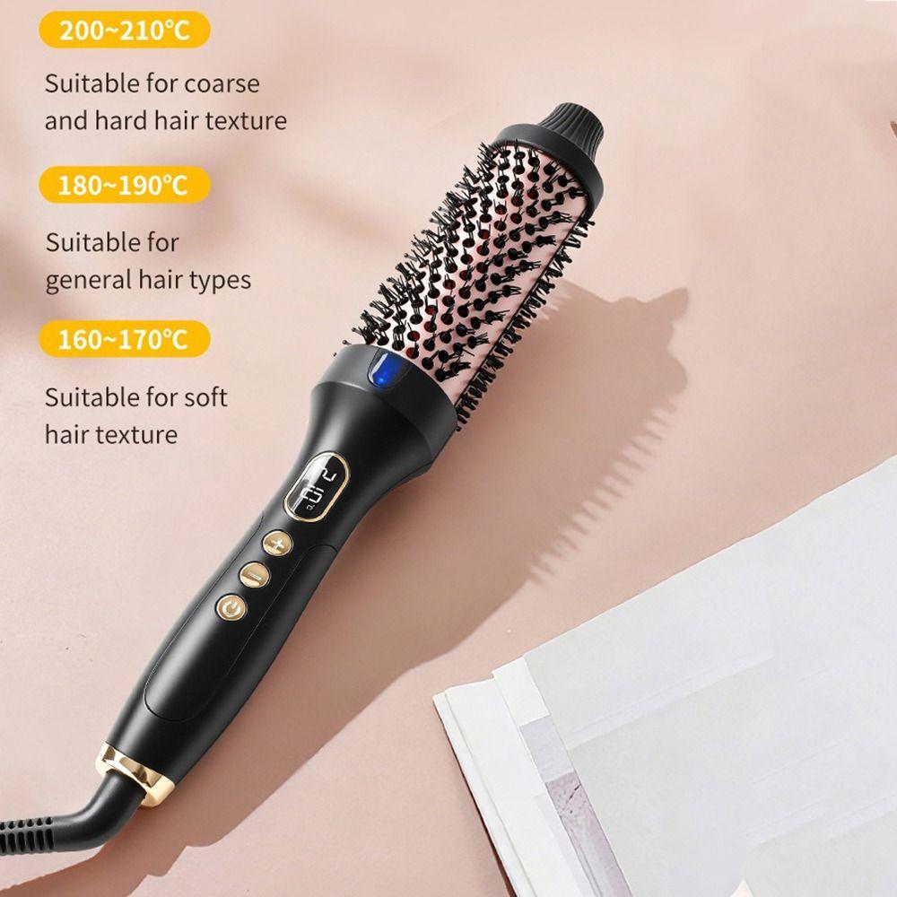 Anti-Scald Hair Curler Straightener 2 In 1 Electric Curling Wand Hair Curling Iron Household Use
