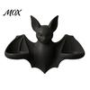 Unique Wall Scenery Gothic Bat Candle Holder, 3D Printed Double Sconce Candlestick with Spooky Hanging 2 Electronic Candles, Dark Style Halloween