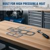 Kit Completo Guarnizioni e Rondelle per Compressore d'Aria 2060 2070 Guarnizioni Efficienti per Fai da Te Domestico e Riparazioni Industriali