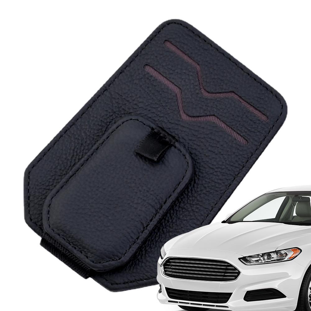 Car Sunglasses Holder Clip Car Sun Visor Organizer Holder For Sunglasses Portable Car Sun Visor Storage Glasses Organizer For