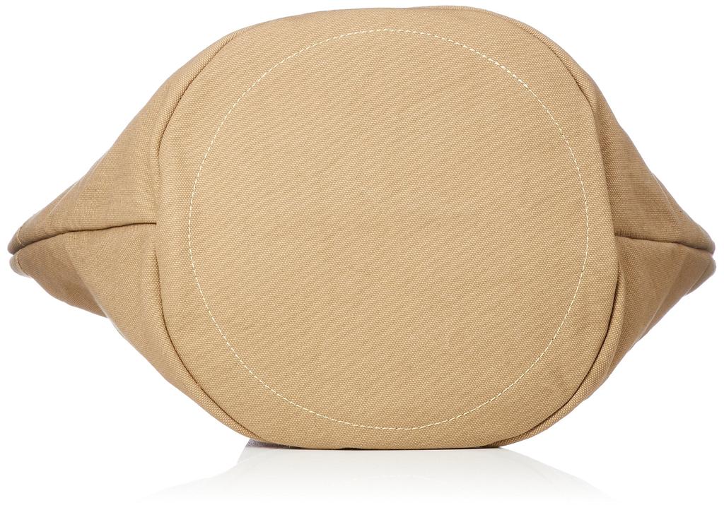 Cotton Handbag Genuine Leather Made in Japan Parque II Unisex Red [Real Mind]