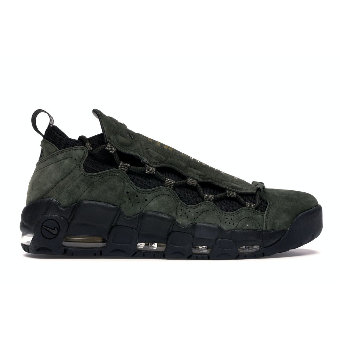 

Мужские кроссовки Nike Air More Money доллар США зеленый черный AJ7383-300