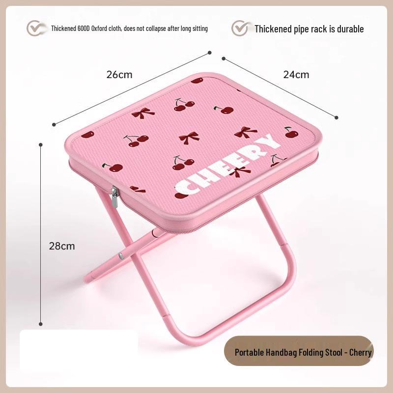Multi-Functional Portable Outdoor Folding Chair with Pencil Case and Small Stool