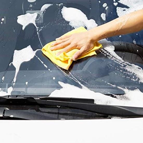 Basics Cleaning Cloth Microfiber Multipurpose Car Wash Wipe Rag 24 pieces (40 x 30 cm) Blue Multicolor