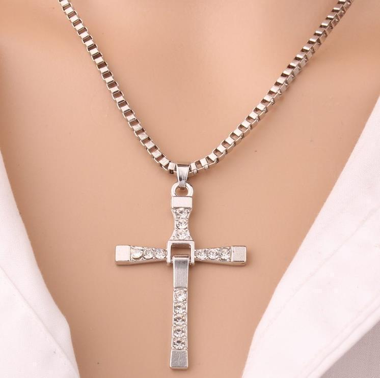 Cross  Furious 7 Toretto-Style Men s Necklace - European American Pendant
