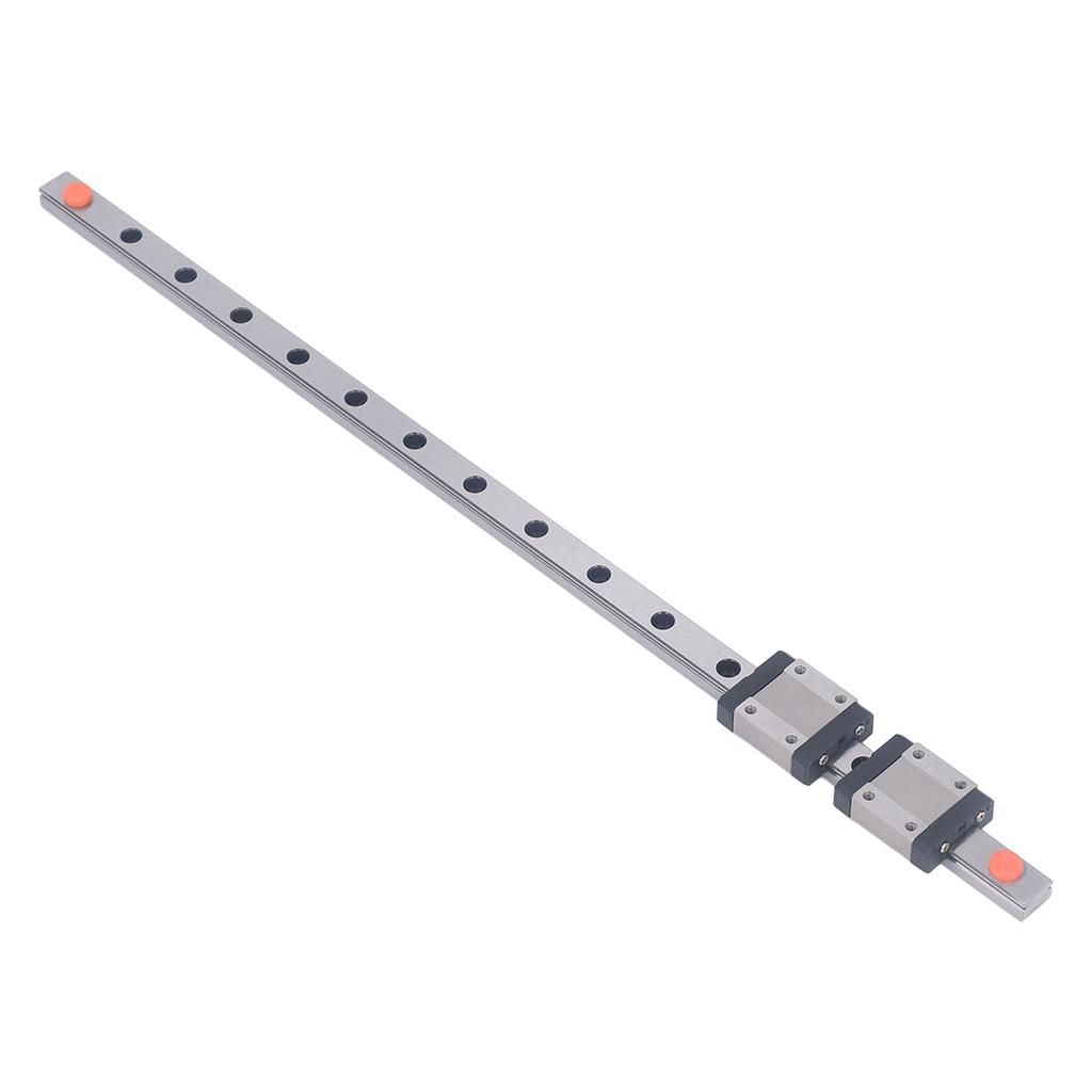 MGN12C Linear Guide Rail Stainless Steel High Accuracy 4 Point Contact Linear Rail Slide with 2 Sliders for 3D Printer