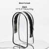 19cm Transparent Doll Stroller Bag - Fashionable, Waterproof PVC, Dustproof, Display Bag for Blind Box Dolls.