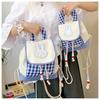 Miffy Cartoon Bunny Mini Backpack For Girls With Nylon Material And Inside Pocket For School Use