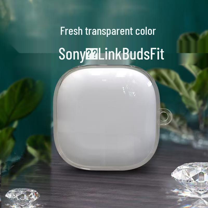 Прозрачный силиконовый защитный чехол для наушников Sony LinkBuds Fit Sony LinkBudsFit