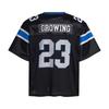 Mens NFL Style Football T-Shirt With 3D Number 23 Print Breathable Mesh Fabric Loose Fit Casual Sport Tee