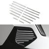 For Peugeot 2008 2019-2023 E2008 2020-2022 Stainless Fog Light Lamp Cover Trim Sitcker Grille Decorative Strips Car Accessories