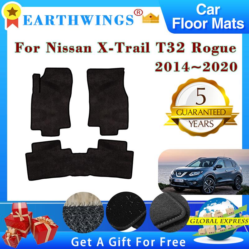

Для Nissan X-Trail T32 Rogue 2014 ~ 2020 Пять мест Автомобильные коврики Коврики Панели Подножки Ковер Накидки для ног Наклейки