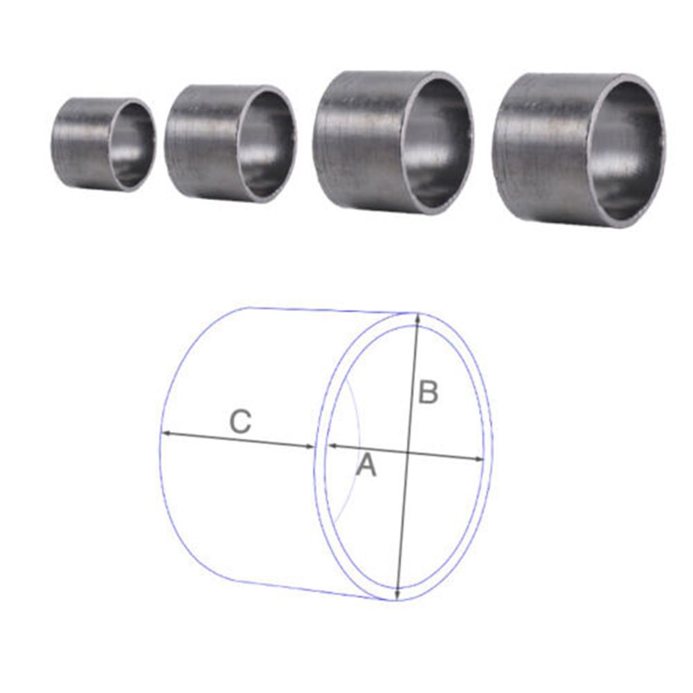 Easy Installation Motorcycle Muffler Adapter Link with Graphite Gaskets Seals