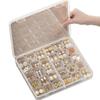 Transparent Plastic Earring Storage Box with Multiple Compartments and Anti-Oxidation Feature