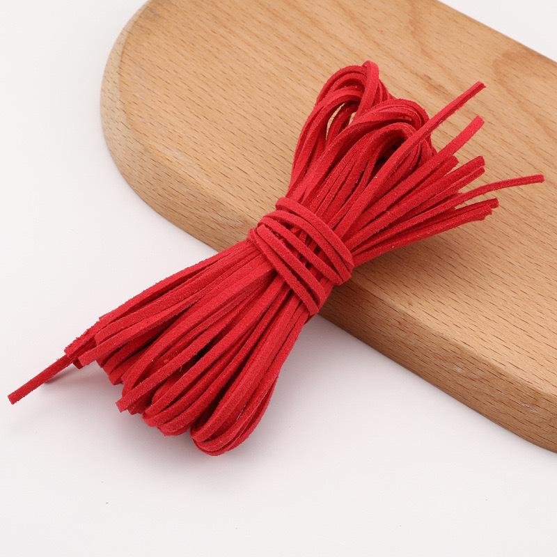 Velvet Faux Leather Cord for DIY Cake Boxes, Jewelry, Hair Accessories, Bouquet Gifts, and Decoration Bows.