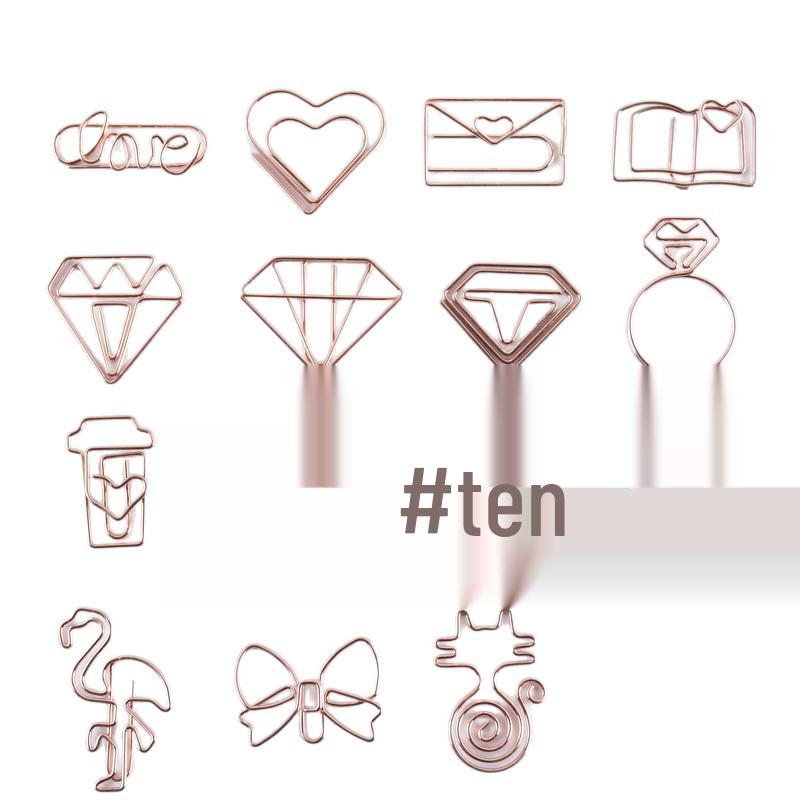 Colorful Cartoon-Shaped Paper Clips | Creative Metal Binder Clips