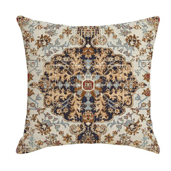 Boho Throw Pillow Covers, 18 x 18 Inch Bohemia Ethnic Style Cushion Case, Decorative Pillowcase for Sofa Couch