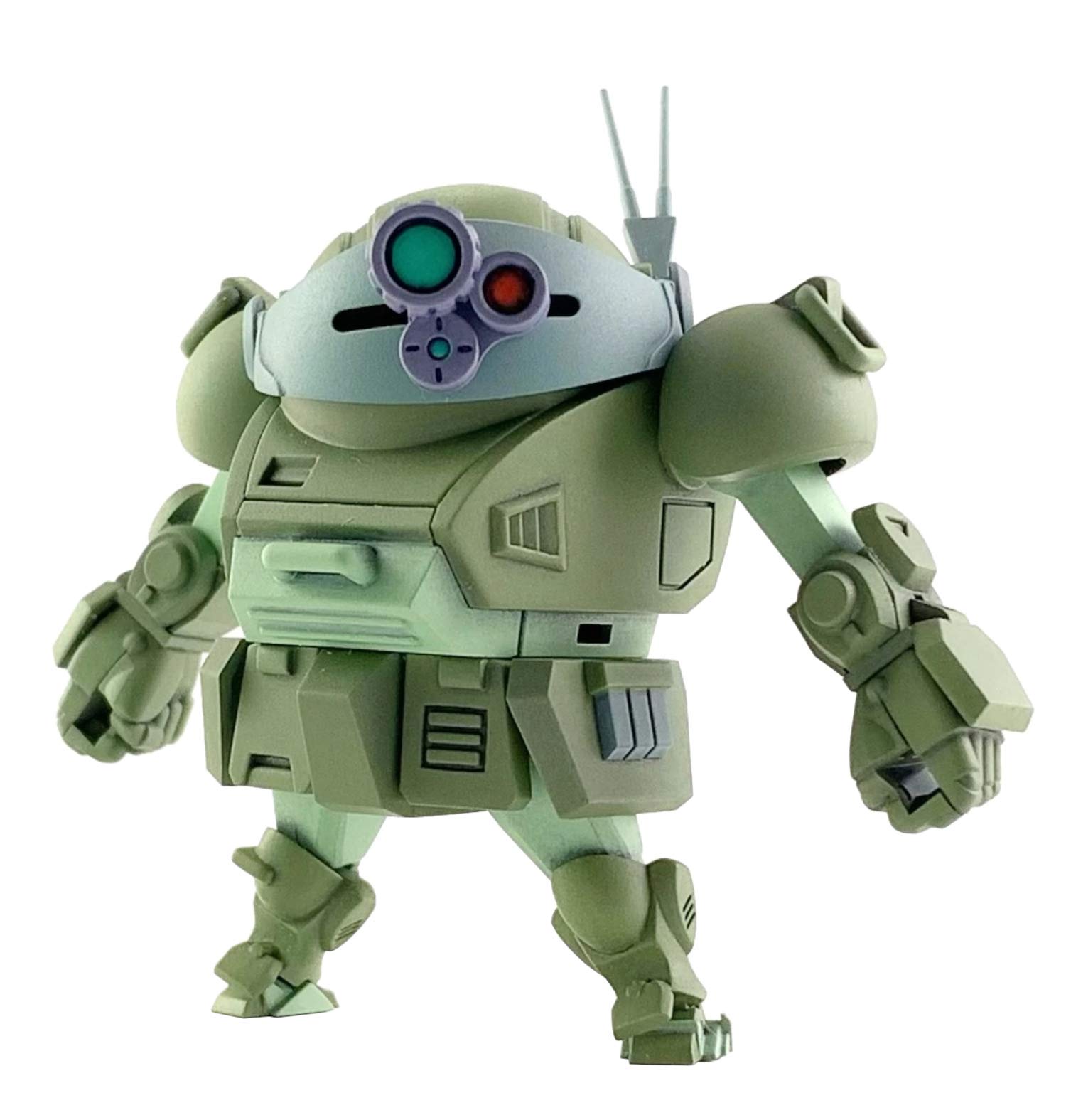 

Cavico Choipla Series Armored Trooper Votoms approximately 45mm plastic model kit M.I.Molde ATM-09-ST Scopedog, tall, non-scale MIM-012-SD зелёный