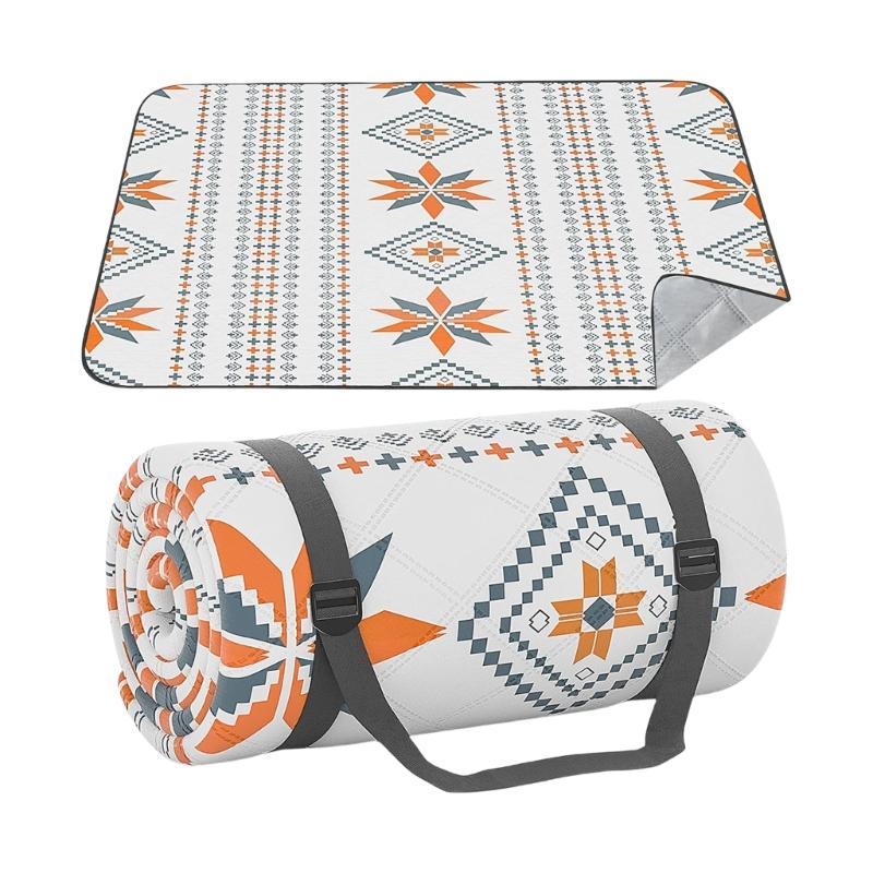 Large Outdoor Picnics Mats Nonslip Grass Resistant Durability Camping Pad for Family Gatherings