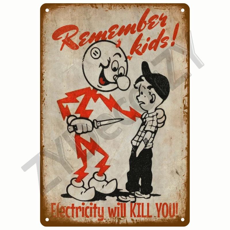 Vintage Metal Sign for Garage Gas Oil Spark Plug Tyre Service  Man Cave Club Bar Home Wall Decor Art Tin Sign Decorative Plaque