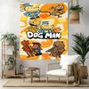 Dog Man Wanddekoration Wandteppich Kunst Für Haustiergedenken Geburtstag Hochzeitsfeier Kulisse Familiengeschenk