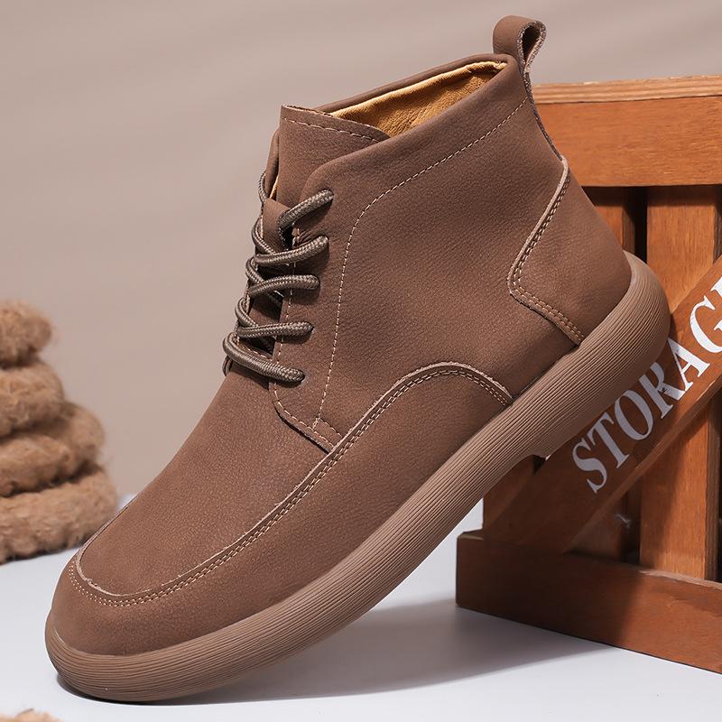 

Cotton shoes winter velvet style cotton comfortable men s shoes autumn and winter waterproof non-slip rubber men s warm version thickened 44