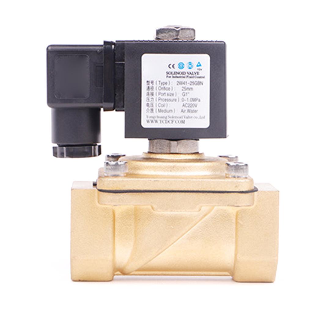 Electric Water Valves Brass Electromagnetic Valves Precise 220V Electric Water Valves Suitable for Home & Commercial Use