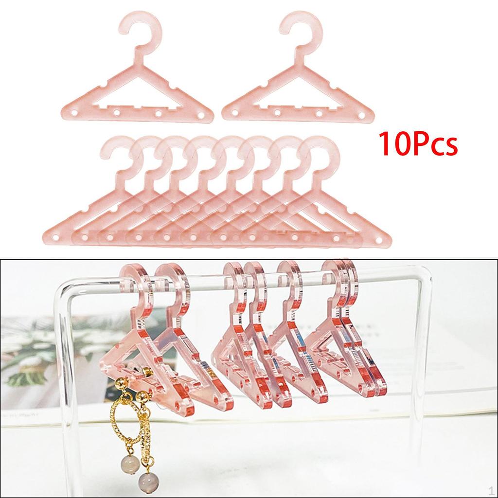 Percha de acrílico para pendientes, Mini soporte de joyería para niñas y mujeres, decoraciones para pendientes sin