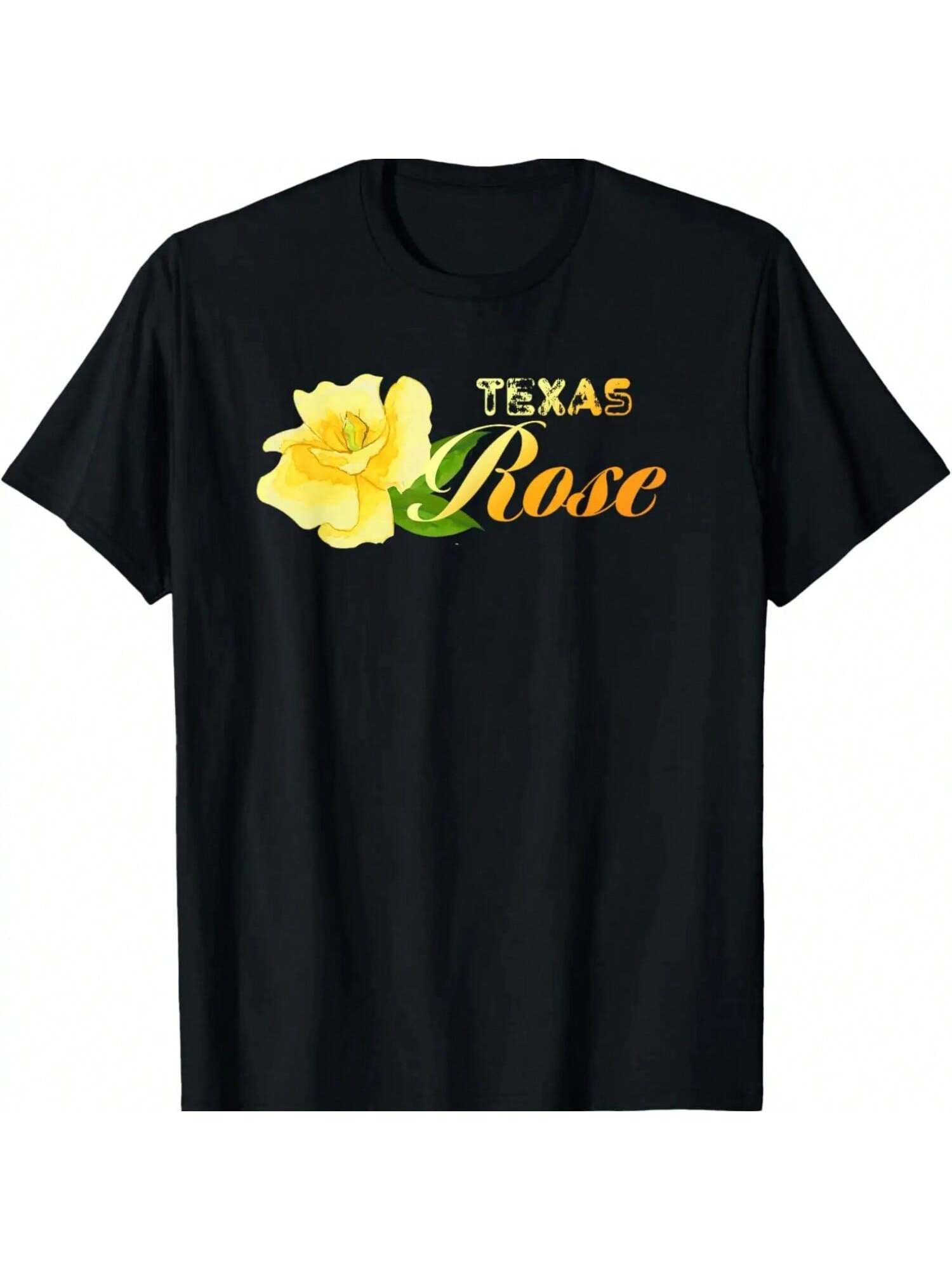 Yellow Rose Of Texas Watercolor Classic Texas Rose T-Shirt S разноцветный