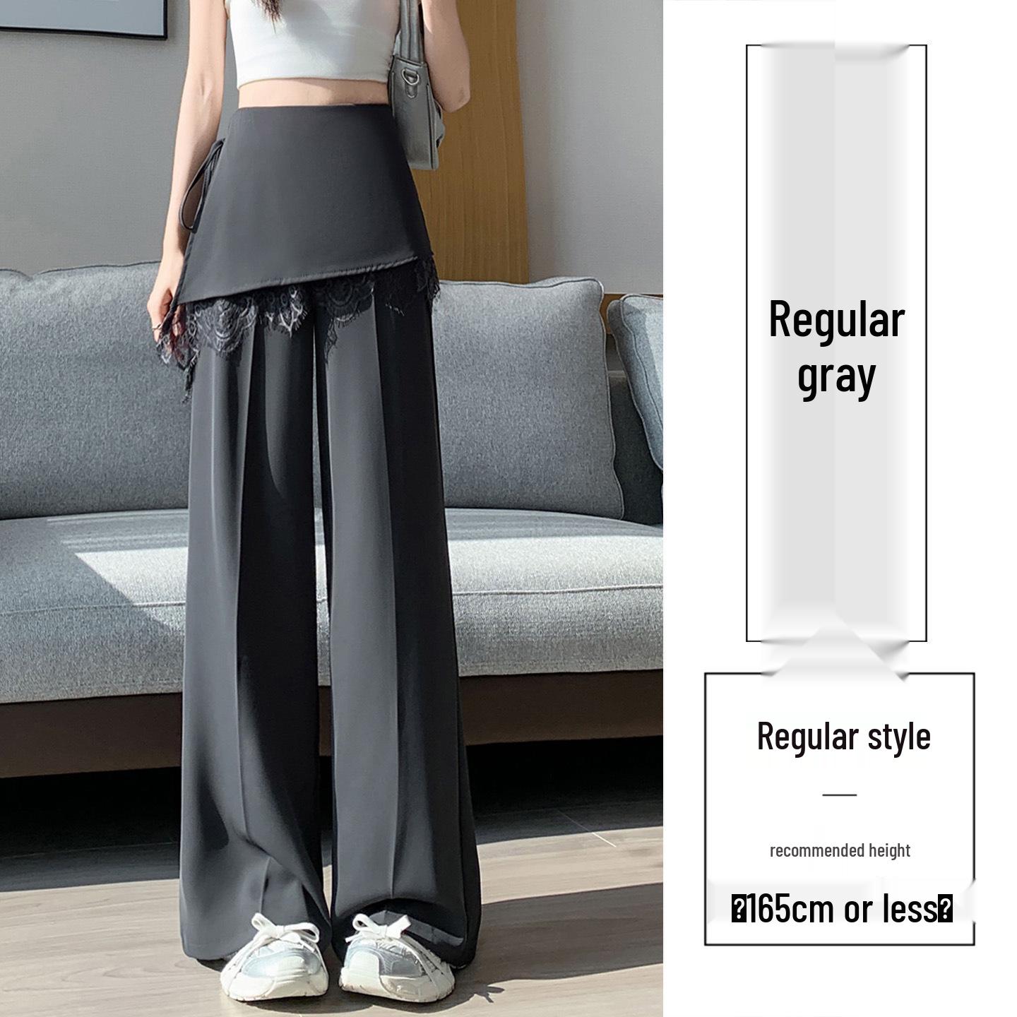 

Women s High Waist Lace Patchwork Harem Pants – Summer Fashion, Slim Fit, Casual Wide Leg, Floor Length Small