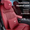 Model 3 Model Y Model S Model X Car Suede Headrest Neck Support Seat Soft Neck Pillow Automobile Tesla Car Accessories