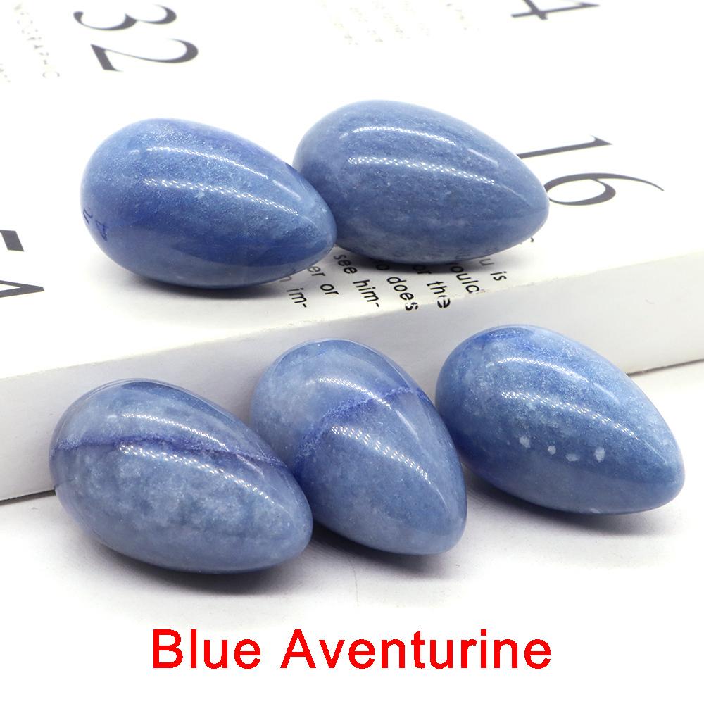 Polished Egg Shaped Gemstone Crafts Natural Stones Room Decor Healing Crystals Rose Quartz Agate Home Decoration Gifts 24X40Mm
