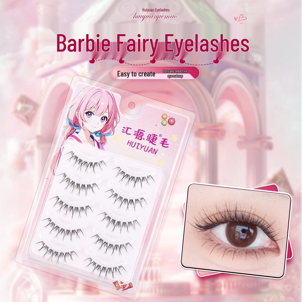 

MJ09 Натуральные накладные ресницы - Трио ресниц с тонким основанием Mother-Born для женщин