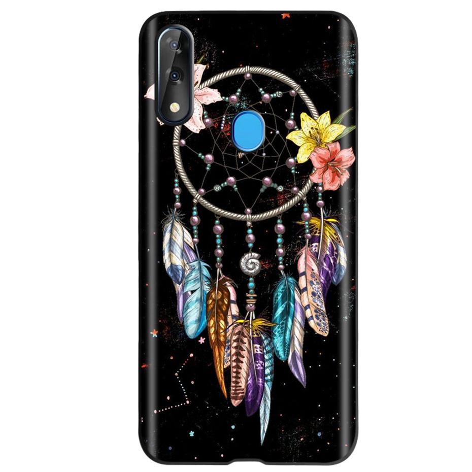 

For ZTE Blade V10 Case Fashion Flower Love-Heart Pattern Phone Cases For ZTE Blade V10 Vita V 10 Black Silicon Soft TPU Bumper ZTE Blade V10 Vita світло-коричневого кольору