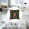 Halloween Cartoon Witch Pillow Case Short Plush Double-Sided Print Square Throw Pillow Covers Sofa Home Cushion Decor